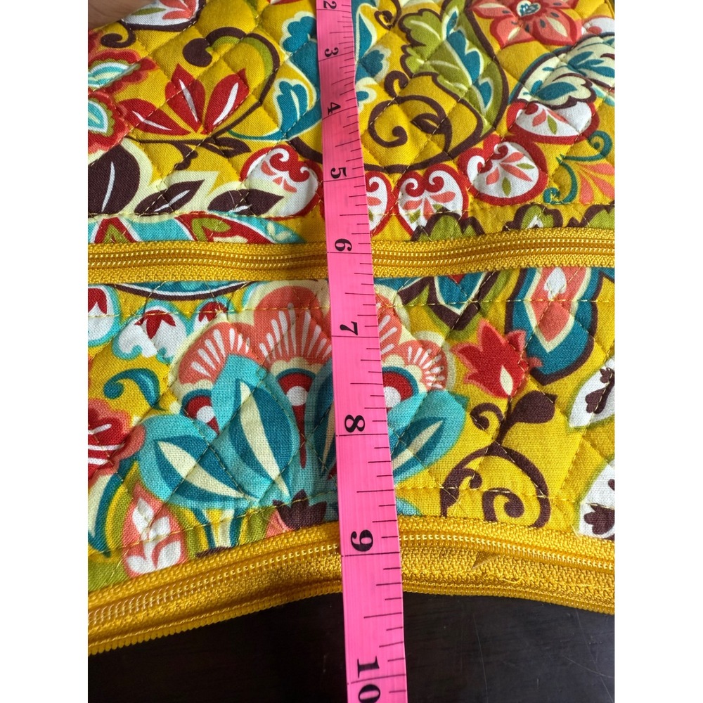 Vera Bradley Shoulder Bag Women's Floral Quilted Crossbody Small Wristlet Inside - Picture 14 of 16